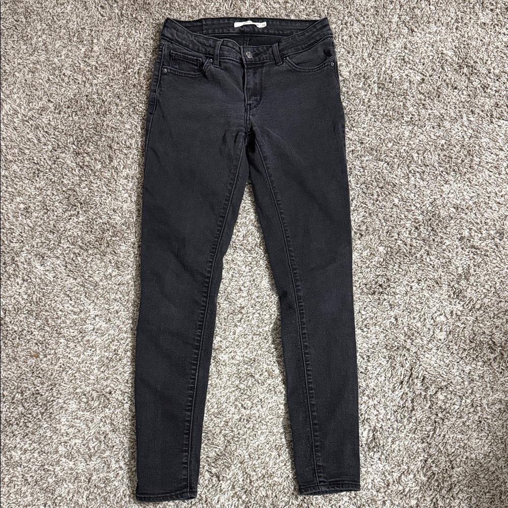 Levi's Charcoal Skinny Jeans